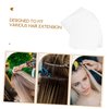 Beavorty 6pcs Hair Extension Protection Plate Heat Shield Guards for Hair Extension Hair Extension Heat Shield Hair Extension Protector Hair Glue Protector Hair Extensions Tools