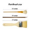 7 Pcs Pottery Glaze Tools, Pottery Tools and Supplies, Ceramic Brush Sets, Underglaze Brushes for Pottery, Watercolor Wool Paintbrush Sets for Students, Adults, Kids