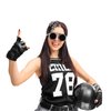 2PC Racing Checkered Flag Hair Bow Clips 4 Inch Girls Women Black and White Racing Fan Pigtail Hair Accessories