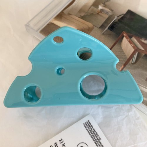 Jinshining Hair Claw Clips Cheese Hairclips Cute Claw Clips for Women Girls Hair Clips for Thick Hair Makeup Blue Hair Accessories Barrettes (Blue)