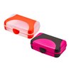 It's Academic Hard Pencil Case, Durable Plastic Pencil Box, Kid-Friendly Colors in Pink & Orange, 2-Pack