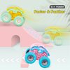 LODBY Car Toys for 2 3 4 Year Old Girls Gifts, Pull Back Cars Toys for Toddler Age 2-6, Monster Trucks for Kids Boys Toys Age 2-6 Year Old Girl Birthday Gifts