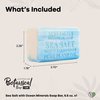 Australian Botanical Soap, Sea Salt with Ocean Minerals Plant Oil Soap 6.6 oz (187g) Soap Bar | Natural Ingredient Bar Soap | All Skin Types | Shea Butter Infused - 1 Count