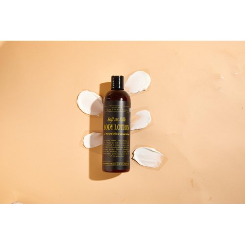 The Roots Naturelle Soft As Silk Body Lotion with Natural Oils & Cocoa Butter | 13 oz