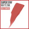 Maybelline Super Stay Matte Ink Liquid Lipstick Makeup, Long Lasting High Impact Color, Up to 16H Wear, Self-Starter, Light Red, 1 Count