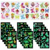 Temporary Tattoos for Kids -Waterproof Mixed Style Cartoon Fake Tattoo, Glow in The Dark Tattoo Sticker Decor for Boys Girls, Party Supplies Favor (Tattoo kits-Style1) (Tattoo Mixed Style2)