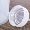 1 Piece Plastic Squeeze Bottle Plastic Squeeze Condiment Bottle Ketchup BBQ Sauce Dispensing Bottle with Twist On Cap Lids for Sauce Ketchup Craft Paint(12 Oz, White)