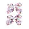 Soccer Ribbon Bow Hair Clips soccer bows Hair Accessories for girls.(FJ27) (Design and colour A)