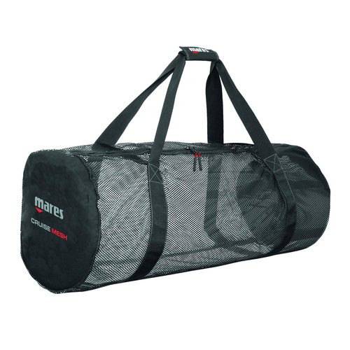 Mares Cruise Mesh Duffle Bag, Black, Bag Only, 37.5 x 15 x 15 inches