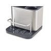 Joseph Joseph Surface Sink Caddy Stainless Steel Sponge Holder Organizer Tidy Drains Water for Kitchen, Small, Silver