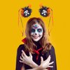 DIUEWOW Halloween Head Boppers Headband Halloween Party Favors Death Flashing Design Halloween Day Hair Accessories Headwear for Women and Girls