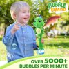 Chridark Dinosaur Bubble Wand Toys for Kids Age 3 4 5 6 7 8 Year Old: Bubbles Machine for Kids, Toddler Outdoor Toys, Gifts for 3 4 5 6 Year Old, Birthday Presents for 3 4 5 Year Old Boys Girls