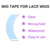 piaou Wig Tape for Lace Wigs 36 Pieces Double Sided Lace Wig Tape for Toupee Lace Front Wig Hairpiece and Hair Extention Strong Hold Waterproof Strips(Curved)