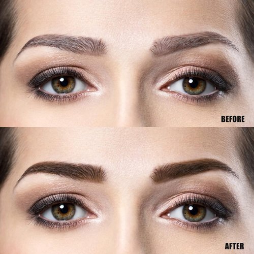 Eyebrow Pencil,Ultrafine Tip,Eyebrow Pencil Waterproof And Long-Lasting,Eyebrow Pen Dual-Sided,Shapes, Defines,With Eyebrow Brush (2PC103)