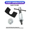 Zlirfy Brake Caliper Piston Rewind Tool,Car Accessories Car Rear Brake Pad Wind Back Tool for Disk Brake Pad,Right Handle Set Brake Caliper Wind Back Tool for Replacement of Rear Brake Pad