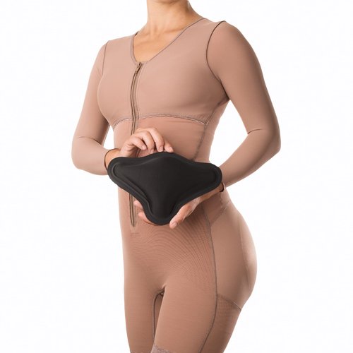 LADY COMFORT 9010 Lumbar Fused Foam Board For Flattening Control | Lipo Foam (Black)