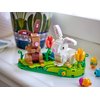 LEGO Easter Rabbits Display 40523 Building Toy Set, Includes Colorful Easter Eggs and Tulips, Easter Decorations