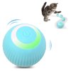 Petbobi Interactive Cat Toy Ball - Automatic Cat Toy with LED Light, USB Rechargeable Self Moving Ball, Indoor Active Rolling Toys, 360°Rotating Smart Ball, 2 Modes, Fun Gift for Kitten Cats, Green