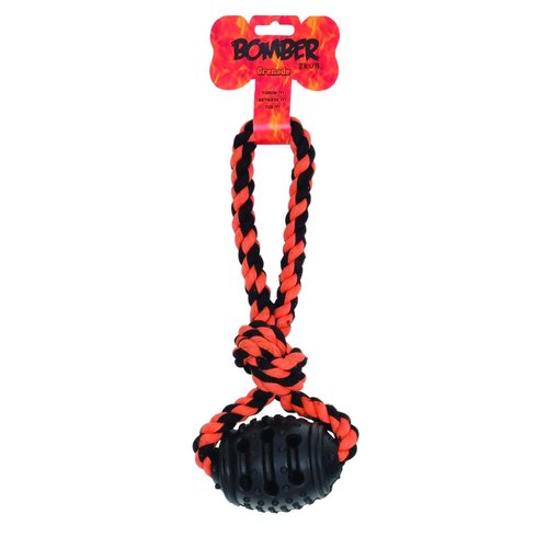 ZEUS Bomber Grenade Interactive Dog Toy, Tough and Durable Chew Toy for Dogs, 98059