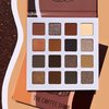 Juvia's Place Coffee Shop Eyeshadow Palette - 16 Pan Palette, Tan, Auburn, & Rich Dark Chocolate, Mattes and Shimmers, Highly Pigmented and Buttery Texture