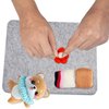 YCWEI YCWEI Needle Felting Pad,100% Natural Wool Needled Felting Mat, 5 x 6 x 1 inch Eco-Friendly Felting Block, Thick and Firm Needle Felting Base