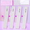 Professional Nail File Double Sided 80/80 Grit Nail Files Manicure Tools for Nail Grooming and Styling, 12 Pcs File Nail for Poly Nail Extension at Salon