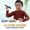 SplashEZ Mold Free Bath Toys for Kids & Toddlers, Sealed No Hole Baby Bath Toys, Soft Durable Army Set, Float on Water, No Mold Design for Shower Tub Pool, Infant Babies Ages 0-1-3-6-12-18 Mo