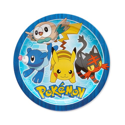 American Greetings Pokemon Party Supplies, Paper Dinner Plates (8-Count)