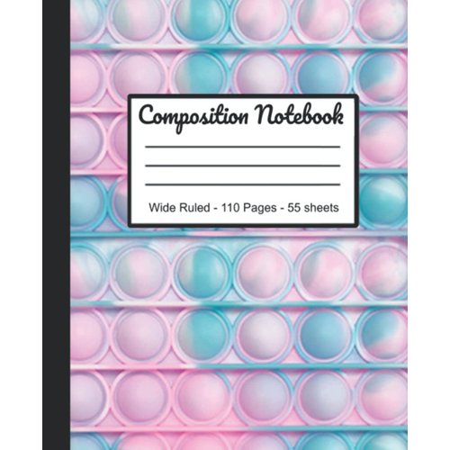Composition Notebook: Toy Themed Composition Notebook Wide Ruled with Margin