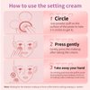 RTETETOK Jelly Pressed Setting Powder, Oil Control Face Pressed Powder for Makeup, Powder-free Makeup Setting Cream, Flawless Matte Long Lasting Finishing Lightweight Waterproof Face Cosmetics 0.24 Oz