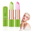 XMXueMei 2PCS Aloe Vera Lipstick,Magic Color Changing Lipstick for Women,Moisturizing Tinted Lip Balm,Waterproof Long Lasting Color Change PH Mood Jelly Lipsticks Lip Blam Gloss Stain Makeup Set