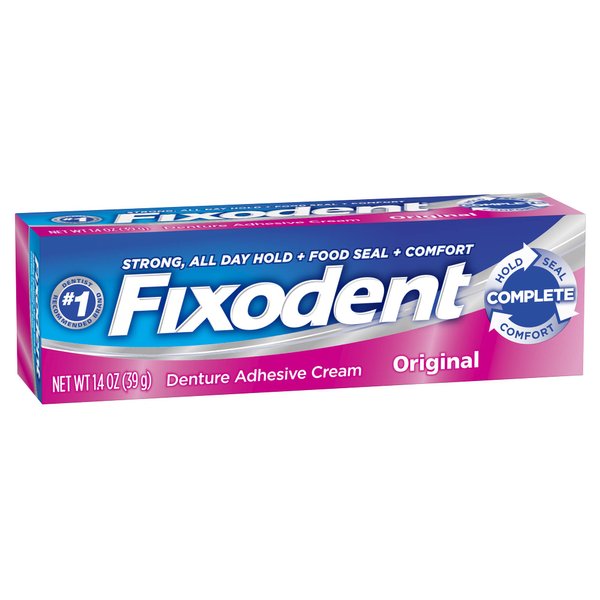 Fixodent Original Denture Adhesive Cream 1.4 Ounce