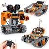IQBOX Building Toys STEM Robot Kit for Kids Ages 8-12, Remote Control Erector Sets Engineering Robotics Kits, Educational Birthday for Boys & Girls 5-7 9 10 11 13 14+ Year Old