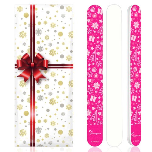 Stocking Stuffers, Christmas Gifts for Women, Maryton Nail Buffer Blocks for Nails, Ultra Shine Buffing Files, 3Pcs