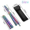 Little World Butterfly Knife - 1 Pack Trainer Practice Tool Steel Metal - Pro Folding Knife Unsharpened with Ergonomic Handle - Training Knife Practicing Flipping Tricks