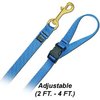 4' Pet Leash - Medium w/ Quick Release Handle - Step 5 Brown/Blue Dog Leash