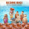 Jumbo Inflatable Football Toys for Kids (Pack of 12) 16-inch Beach Ball Blow Up Football Party Supplies, Football Birthday Party Decorations Football Party Favors Football Goodie Bags Stuffers