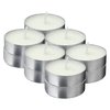 Tribello White Tea Lights Candles - Effortless Elegance & Warmth with Unscented Tealight Candles - 3.5 Hour - Tea Candles for Home, Travel, Events, Relaxation & Emergencies - 12 Small Candles