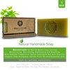 MAN & MANE Manestream Long Lasting, Mild Scented Peppermint Tea Tree 2-in-1 Skin and Shampoo Bar CocoaButter, AloeVera, Jojoba, Bran and Essential Oils, Natural Handmade