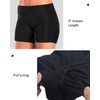 Yonique Womens Swim Shorts Solid Tankini Bottoms Swimsuit Bottoms Black XL