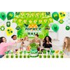 Pickleball Birthday Party Decorations Pickleball Party Supplies Includes Pickball Birthday Banner Backdrop Hanging Swirls Cake Cupcake Toppers Balloons for Pickball Party Favor Decorations