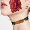 Teenitor 12 Colors Body Glitter, Face Glitter Festival Makeup Body Glitter Gel, Face and Body Glitter for Women, Hair Glitter Gel, Rave Makeup Glitter for Face, Body, Hair