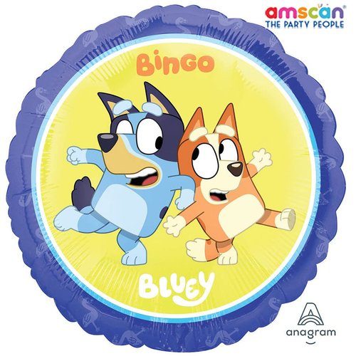 Anagram Bluey, Licensed 1st Birthday Party Supplies Balloon Bouquet Decorations, Multicolored, Party Accessory