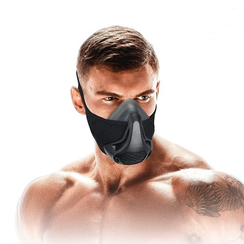 YUMIOER High Altitude Mask, Training Workout Mask Men to Improve Lung Capacity, 24 Level Breathing Resistance Fitness Mask to Upgrade Endurance, for All Sport: Running, Cardio, Cycling, Gym