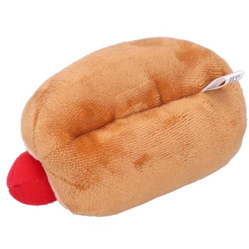 SALUTUY Food Shape Stuffed Toy, Hot Dog‑Shaped Convenient and Practical Soft Plush Dog Toy for Cats for Dog's