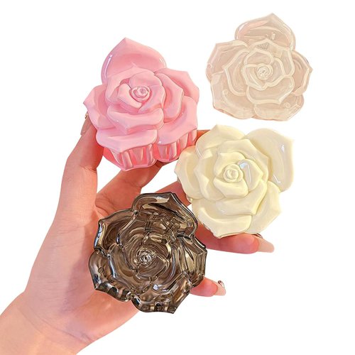 4 hair clips: rose claw clip is suitable for thick hair half grab, curly hair, strong styling non-slip, suitable for women's fast hair