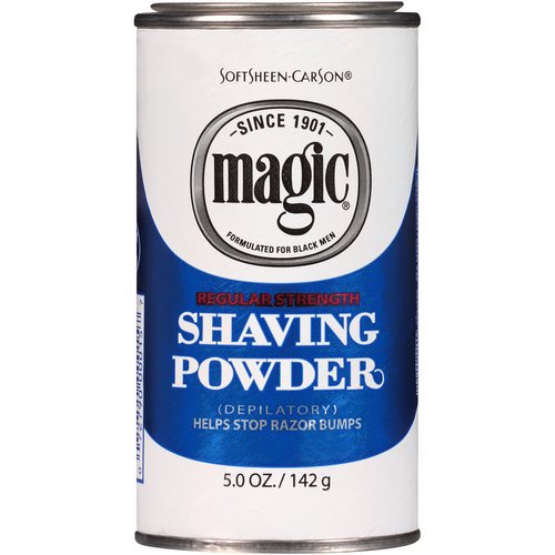 U/S Magic Shave Pwd Blue# Size 5oz Beauty Enterprises Magic Regular Strength Shaving Powder Blue #15 5oz