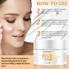 YURHERSU Rice Face Cream, Face Moisturizing Essence, Fade Fine Lines Deep Hydration Increase Skin Elasticity, Smooth Even Skin Tone, Lightweight Quickly Absorbed Non-sticky For Daily Skin Care