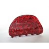Generic Red colorful glitter marbled hair claw clip