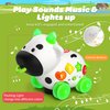 Musical Cow Baby Toys 6-12-18 Months, 1 Year Old Boy Girl Toys for 1st Birthday Gifts, Bilingual Learning Educational Toddler Toy for 1-2, 6 7 8 9 10 Months Old Baby Christmas Toy Gifts